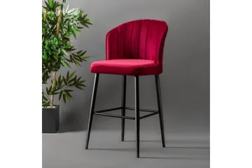 Rubi Bargruppe 52 cm - Rød/Sort - Møbler - Stoler - Barstol