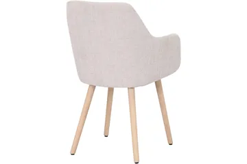 Rumba Armlenestol - Beige - Møbler - Stoler - Spisestuestoler & kjøkkenstoler