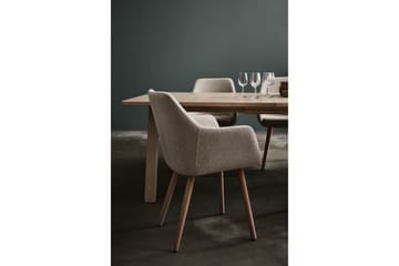 Rumba Armlenestol - Beige - Møbler - Stoler - Spisestuestoler & kjøkkenstoler