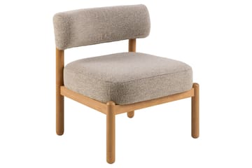 Sahana Loungestol - Beige - Møbler - Stoler - Lenestoler