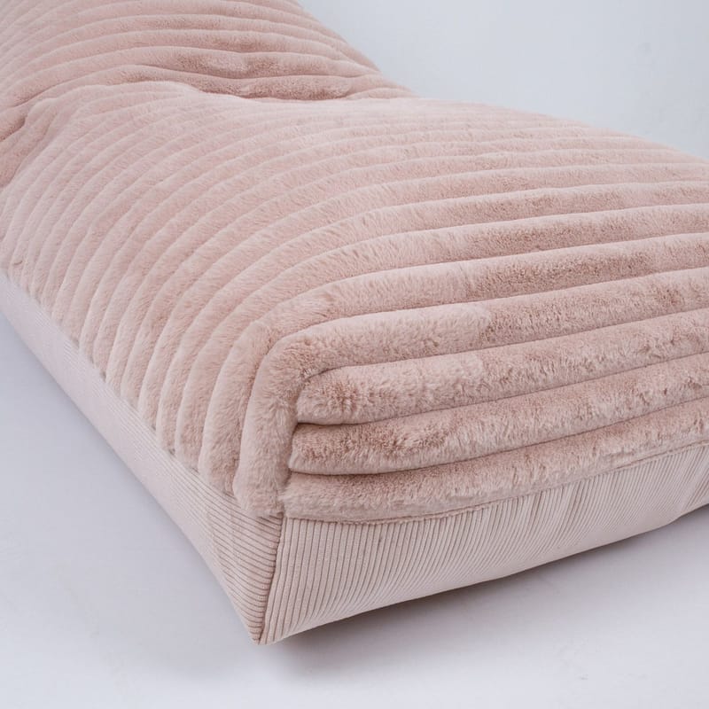 Sakkose Tovin 130x80x20/70 cm - lyserosa - Møbler - Stoler - Sittesekk & sakkosekk