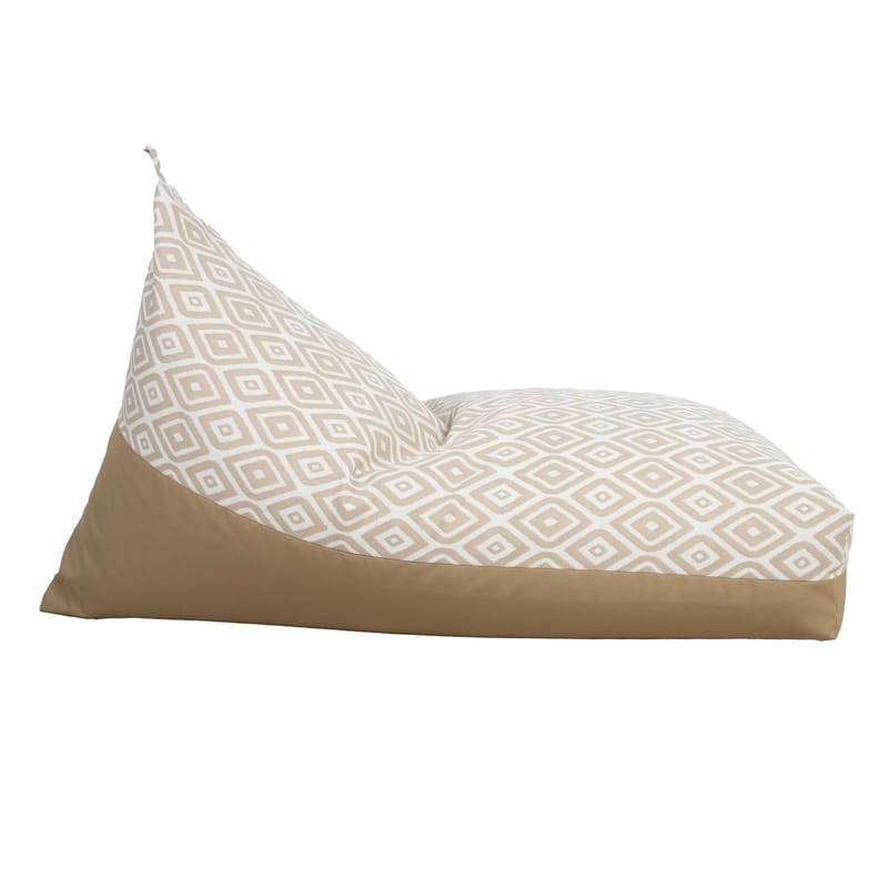 Sakkose Viknor 130x80x20/70 cm - beige diamanter/beige - Møbler - Stoler - Sittesekk & sakkosekk