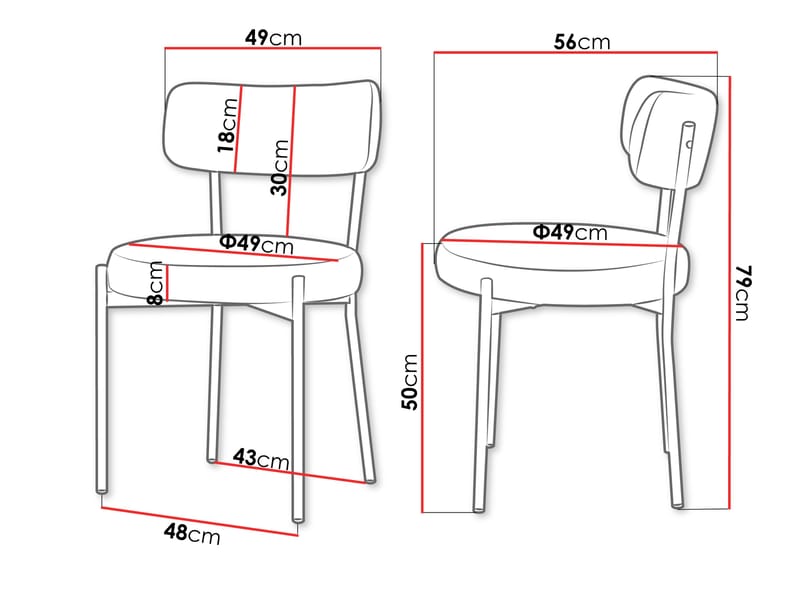 Salvenn Spisestol 2-pakning - Beige - Møbler - Stoler - Spisestuestoler & kjøkkenstoler