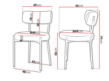Salvenn Spisestol 2-pakning - Beige - Møbler - Stoler - Spisestuestoler & kjøkkenstoler