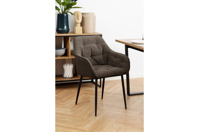 Samlar Lenestol - Grå - Møbler - Stoler - Spisestuestoler & kjøkkenstoler