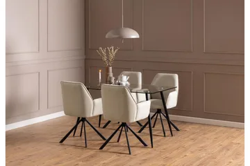 Sapana Lenestol - Beige - Møbler - Stoler - Spisestuestoler & kjøkkenstoler