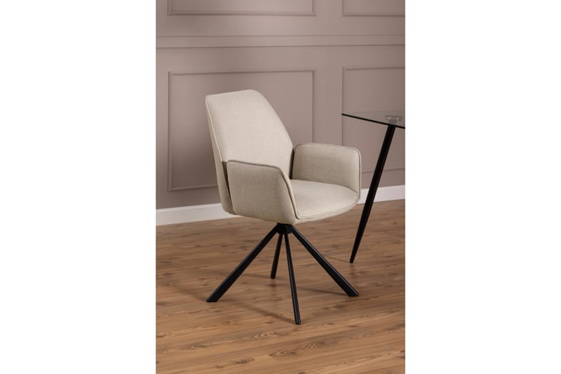 Sapana Lenestol - Beige - Møbler - Stoler - Spisestuestoler & kjøkkenstoler