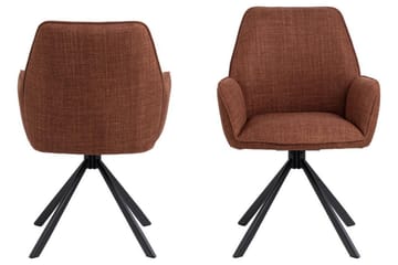 Sapana Lenestol - Oransje - Møbler - Stoler - Spisestuestoler & kjøkkenstoler