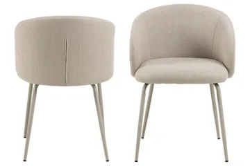 Sarad Lenestol - Beige - Møbler - Stoler - Spisestuestoler & kjøkkenstoler