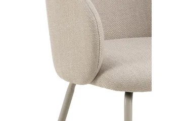 Sarad Lenestol - Beige - Møbler - Stoler - Spisestuestoler & kjøkkenstoler