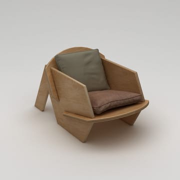 Satira Ørelappstol - Naturlig tre - Møbler - Stoler - Lenestoler