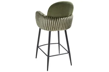 Sett med 2 barstoler Amity - Grønn, svart - Møbler - Stoler - Barstol