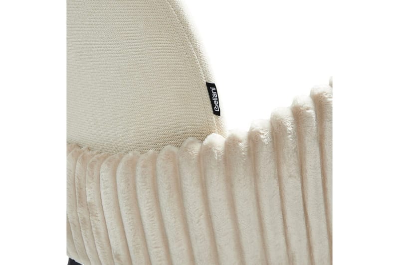 Sett med 2 barstoler Amity - Lys beige, svart - Møbler - Stoler - Barstol