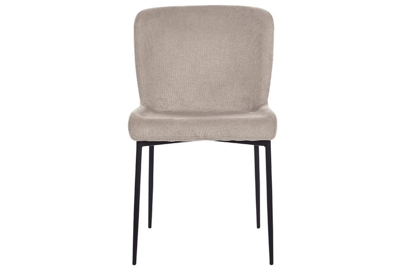 Sett med 2 spisestoler Ada - Beige, grå, svart - Møbler - Stoler - Spisestuestoler & kjøkkenstoler