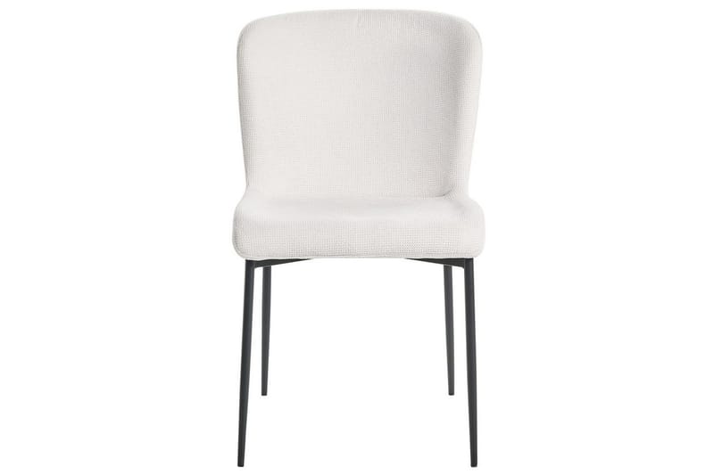 Sett med 2 spisestoler Ada - Hvit, Svart - Møbler - Stoler - Spisestuestoler & kjøkkenstoler