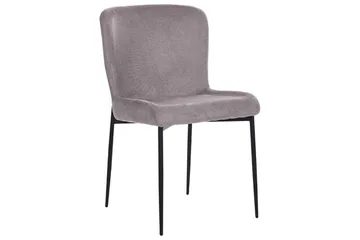 Sett med 2 spisestoler Ada - Mørk grå, svart - Møbler - Stoler - Spisestuestoler & kjøkkenstoler