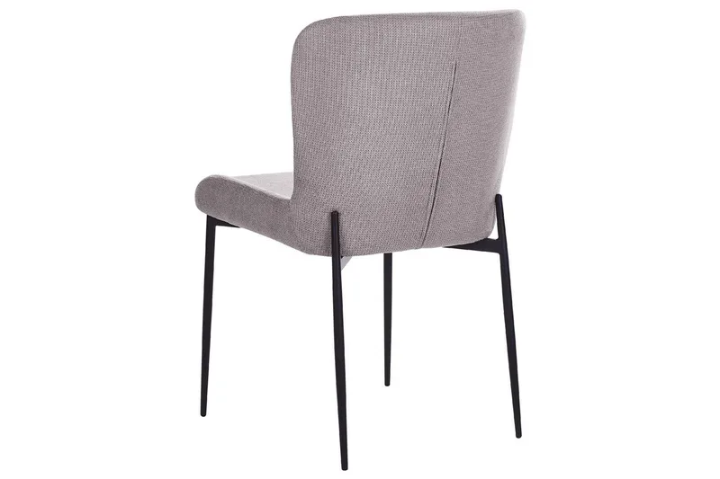 Sett med 2 spisestoler Ada - Mørk grå, svart - Møbler - Stoler - Spisestuestoler & kjøkkenstoler