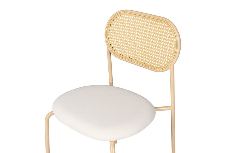 Sett med 2 spisestoler Adaver - Lyst tre, beige - Møbler - Stoler - Spisestuestoler & kjøkkenstoler