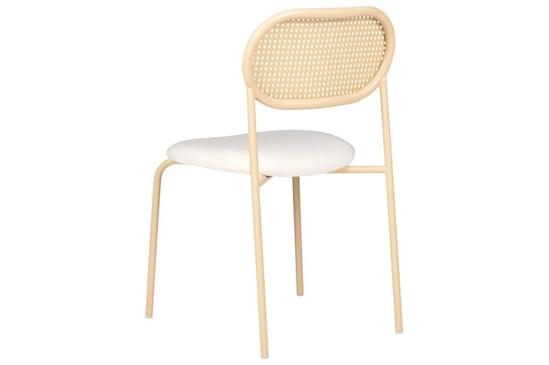 Sett med 2 spisestoler Adaver - Lyst tre, beige - Møbler - Stoler - Spisestuestoler & kjøkkenstoler