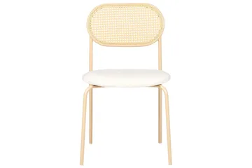 Sett med 2 spisestoler Adaver - Lyst tre, beige - Møbler - Stoler - Spisestuestoler & kjøkkenstoler