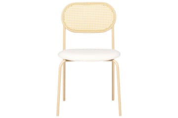 Sett med 2 spisestoler Adaver - Lyst tre, beige - Møbler - Stoler - Spisestuestoler & kjøkkenstoler