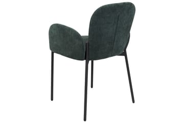 Sett med 2 spisestoler Albee - Grønn, svart - Møbler - Stoler - Spisestuestoler & kjøkkenstoler