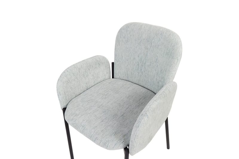 Sett med 2 spisestoler Albee - Mintgrønn, Svart - Møbler - Stoler - Spisestuestoler & kjøkkenstoler