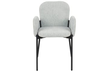 Sett med 2 spisestoler Albee - Mintgrønn, Svart - Møbler - Stoler - Spisestuestoler & kjøkkenstoler