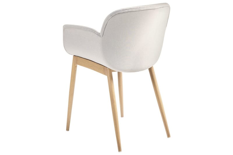 Sett med 2 spisestoler Alice - Grå, lyst tre - Møbler - Stoler - Spisestuestoler & kjøkkenstoler