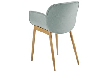 Sett med 2 spisestoler Alice - Grønt, lyst tre - Møbler - Stoler - Spisestuestoler & kjøkkenstoler