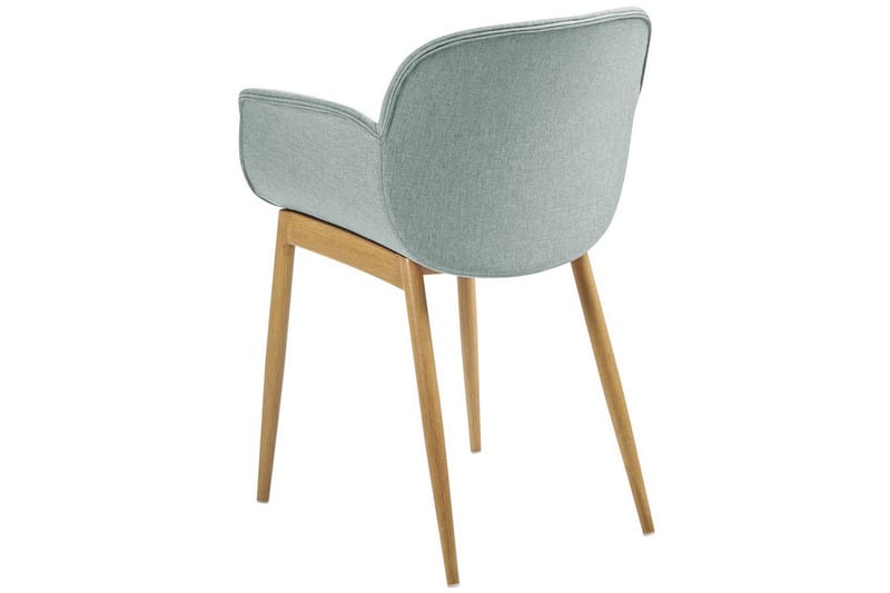 Sett med 2 spisestoler Alice - Grønt, lyst tre - Møbler - Stoler - Spisestuestoler & kjøkkenstoler
