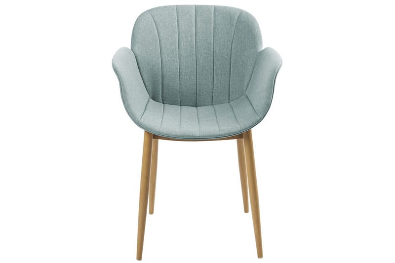 Sett med 2 spisestoler Alice - Grønt, lyst tre - Møbler - Stoler - Spisestuestoler & kjøkkenstoler