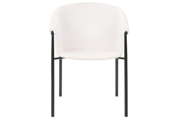 Sett med 2 spisestoler Ames - Beige, svart - Møbler - Stoler - Spisestuestoler & kjøkkenstoler