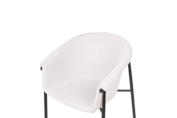 Sett med 2 spisestoler Ames - Beige, svart - Møbler - Stoler - Spisestuestoler & kjøkkenstoler