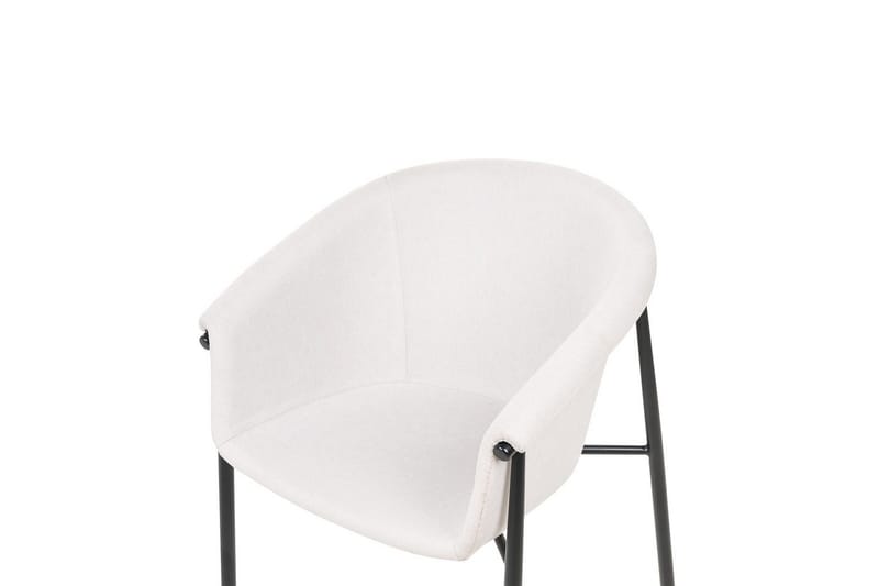 Sett med 2 spisestoler Ames - Beige, svart - Møbler - Stoler - Spisestuestoler & kjøkkenstoler