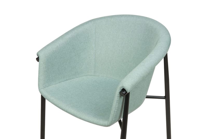 Sett med 2 spisestoler Ames - Grønn, Svart - Møbler - Stoler - Spisestuestoler & kjøkkenstoler