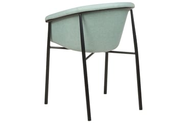 Sett med 2 spisestoler Ames - Grønn, Svart - Møbler - Stoler - Spisestuestoler & kjøkkenstoler