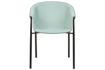 Sett med 2 spisestoler Ames - Grønn, Svart - Møbler - Stoler - Spisestuestoler & kjøkkenstoler