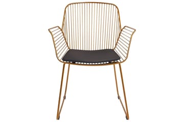 Sett med 2 spisestoler Appleton - Gull, svart - Møbler - Stoler - Spisestuestoler & kjøkkenstoler