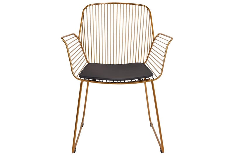 Sett med 2 spisestoler Appleton - Gull, svart - Møbler - Stoler - Spisestuestoler & kjøkkenstoler