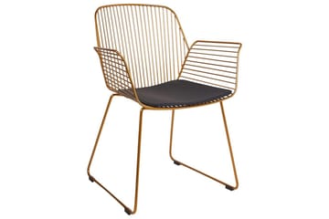 Sett med 2 spisestoler Appleton - Gull, svart - Møbler - Stoler - Spisestuestoler & kjøkkenstoler