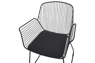 Sett med 2 spisestoler Appleton - Svart - Møbler - Stoler - Spisestuestoler & kjøkkenstoler