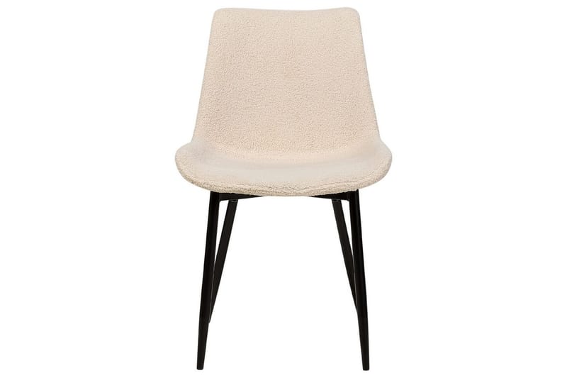 Sett med 2 spisestoler Avilla - Beige, svart - Møbler - Stoler - Spisestuestoler & kjøkkenstoler