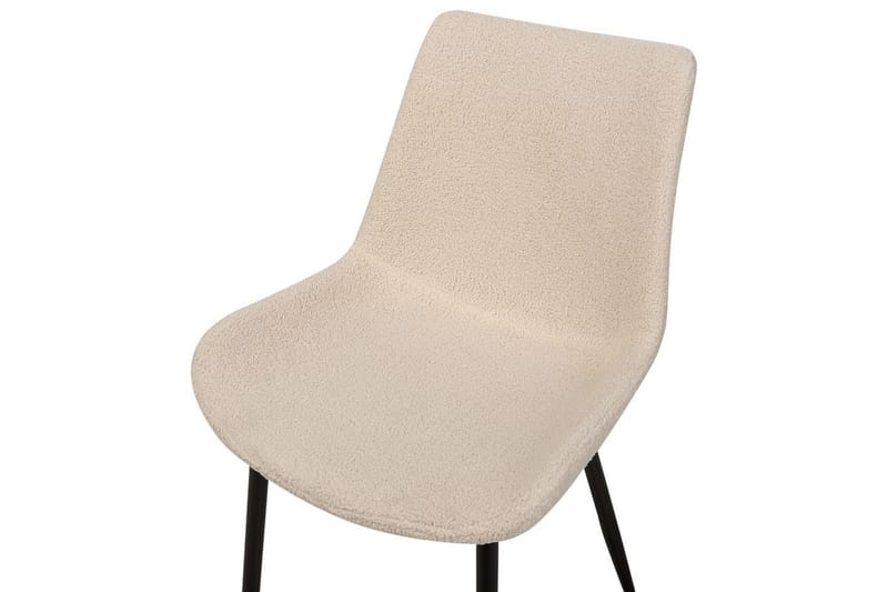 Sett med 2 spisestoler Avilla - Beige, svart - Møbler - Stoler - Spisestuestoler & kjøkkenstoler