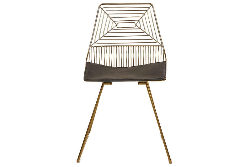 Sett med 2 spisestoler Beatty - Gull, svart - Møbler - Stoler - Spisestuestoler & kjøkkenstoler