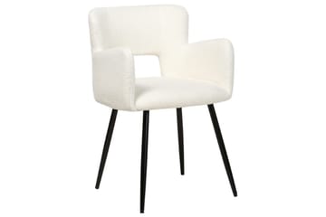 Sett med 2 spisestoler Bouclé Sanilac - Møbler - Stoler - Spisestuestoler & kjøkkenstoler