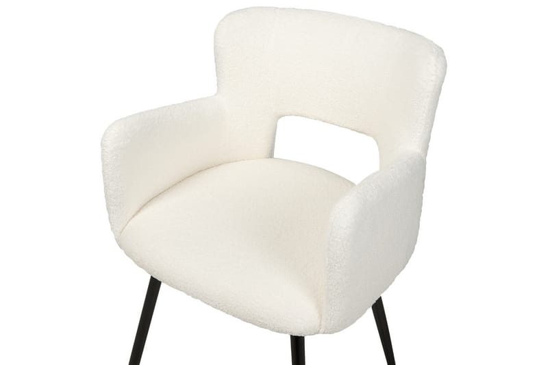 Sett med 2 spisestoler Bouclé Sanilac - Møbler - Stoler - Spisestuestoler & kjøkkenstoler