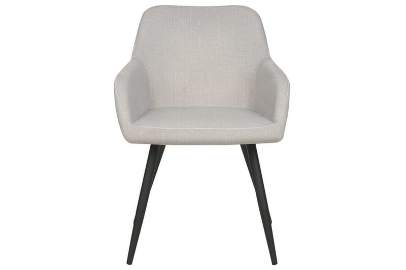 Sett med 2 spisestoler Casmalia - Beige, svart - Møbler - Stoler - Spisestuestoler & kjøkkenstoler