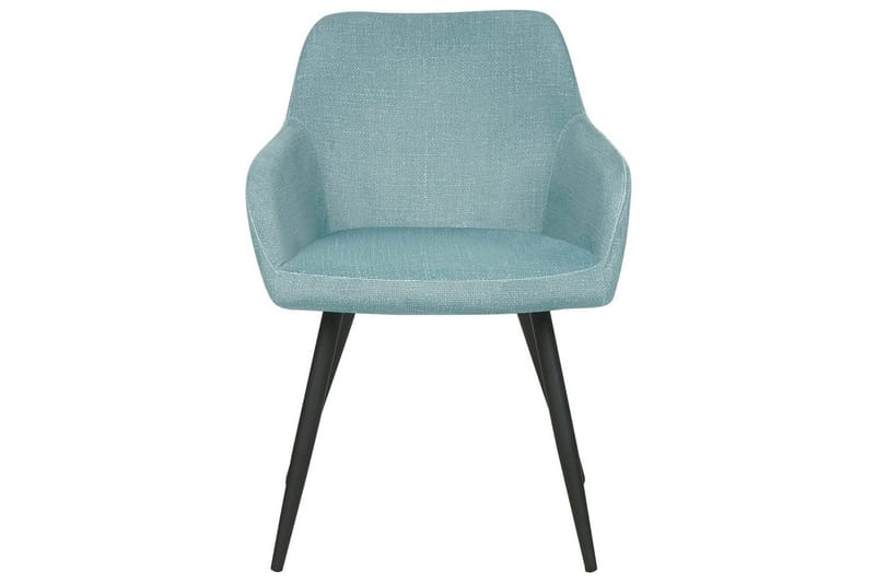 Sett med 2 spisestoler Casmalia - Blå, Svart - Møbler - Stoler - Spisestuestoler & kjøkkenstoler