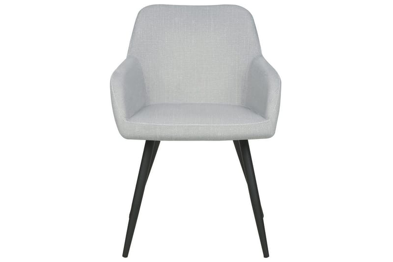 Sett med 2 spisestoler Casmalia - Grå, svart - Møbler - Stoler - Spisestuestoler & kjøkkenstoler